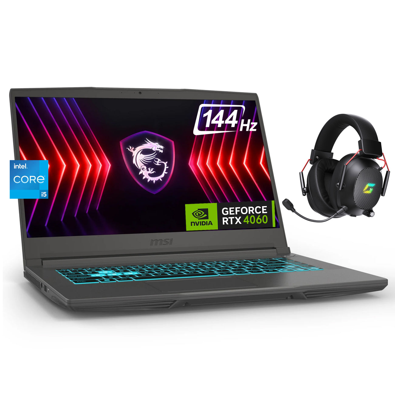 MSI Thin 4060 Gaming Laptop, 15.6 MSI Thin 4060 Gaming Laptop, 15.6
